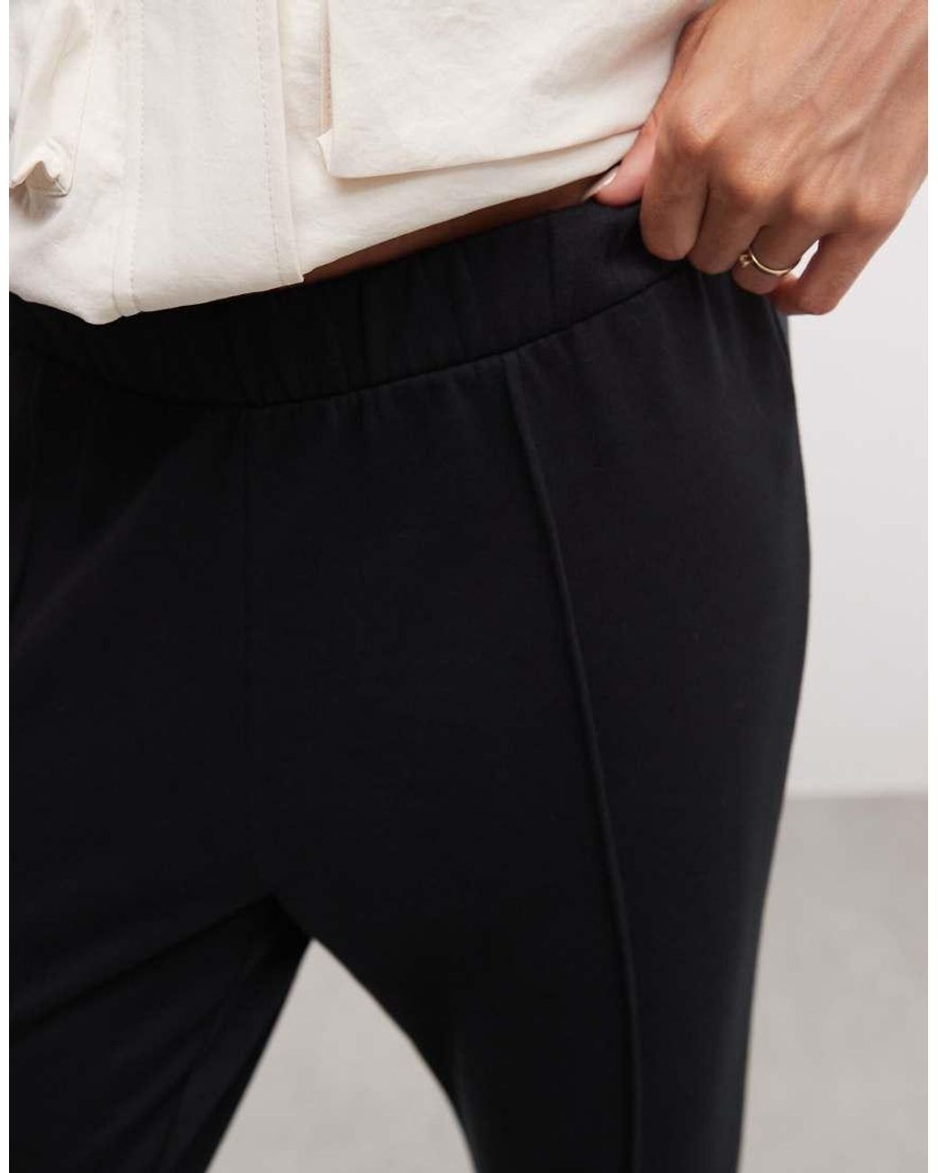 Joggers Con Estribo En ASOS de color White