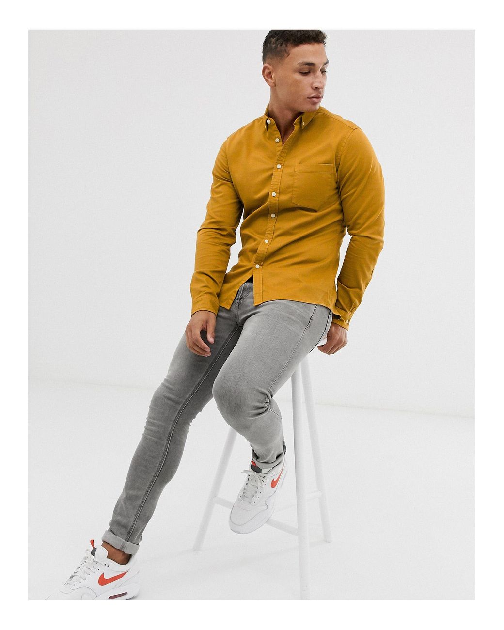 Buy Mustard Shirts for Men by MAX Online  Ajiocom
