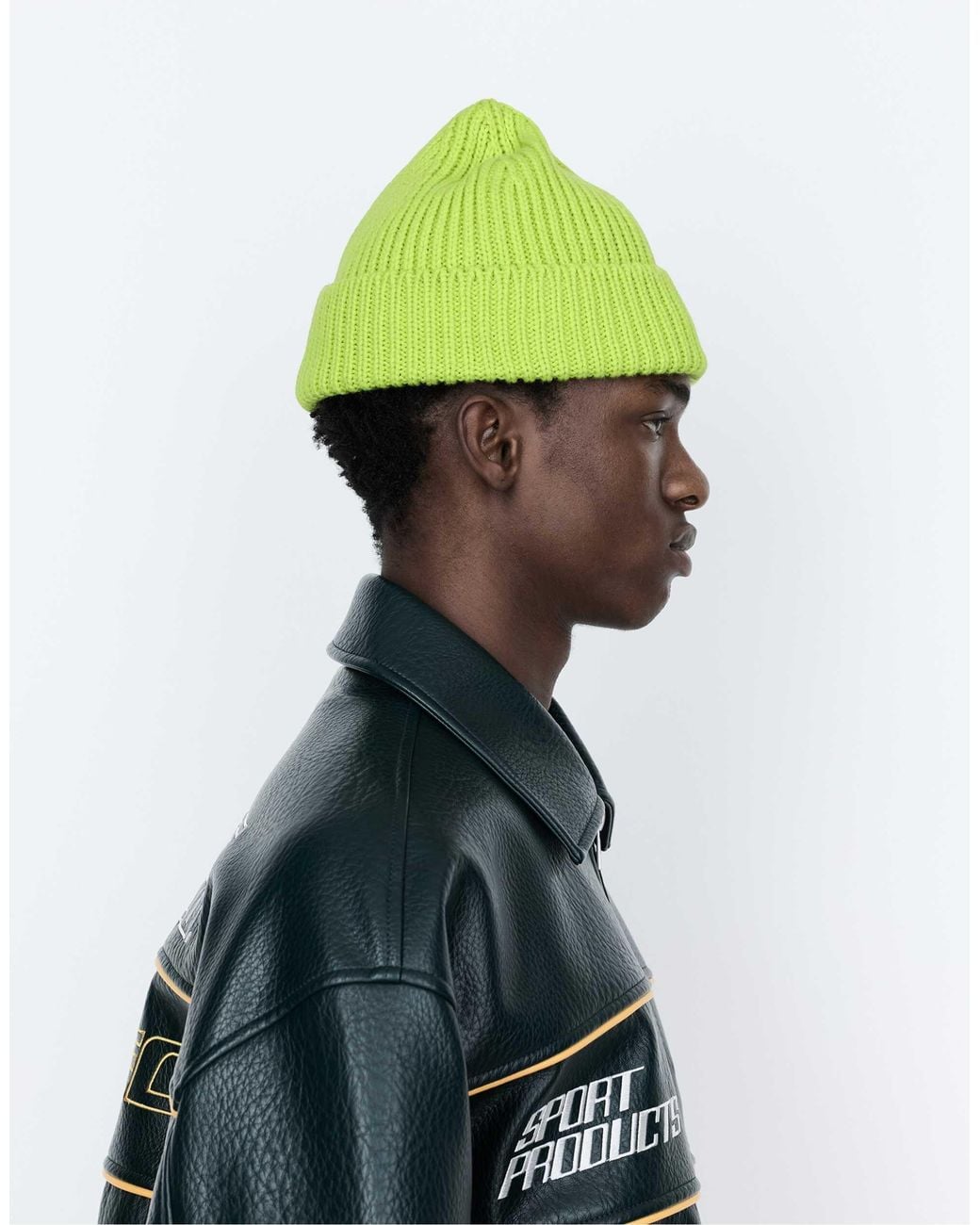 Pull&Bear Grob gestrickte beanie in Green für Herren
