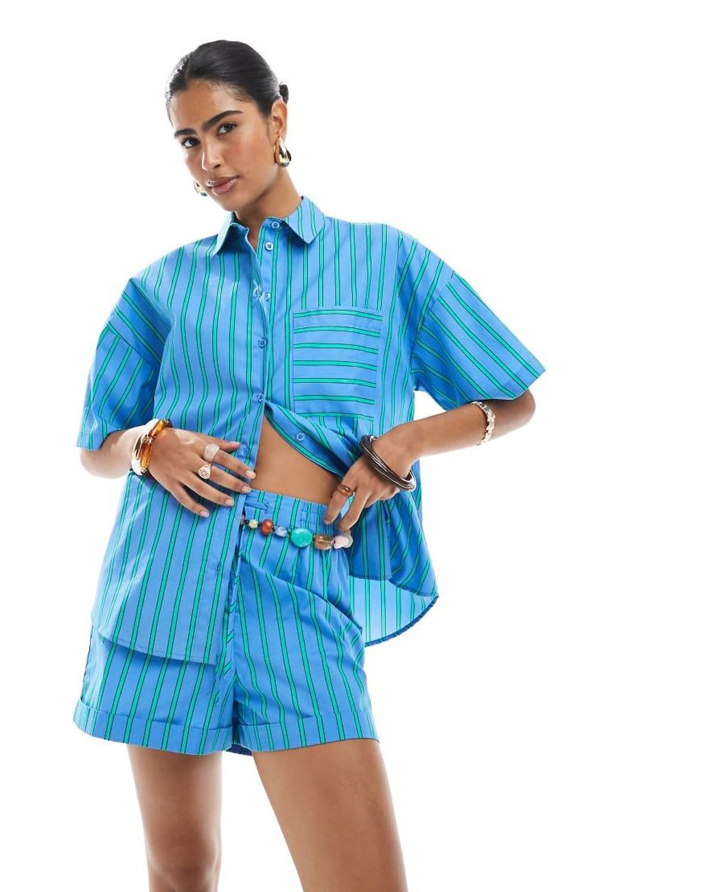 ASOS Blue Co-Ord Short