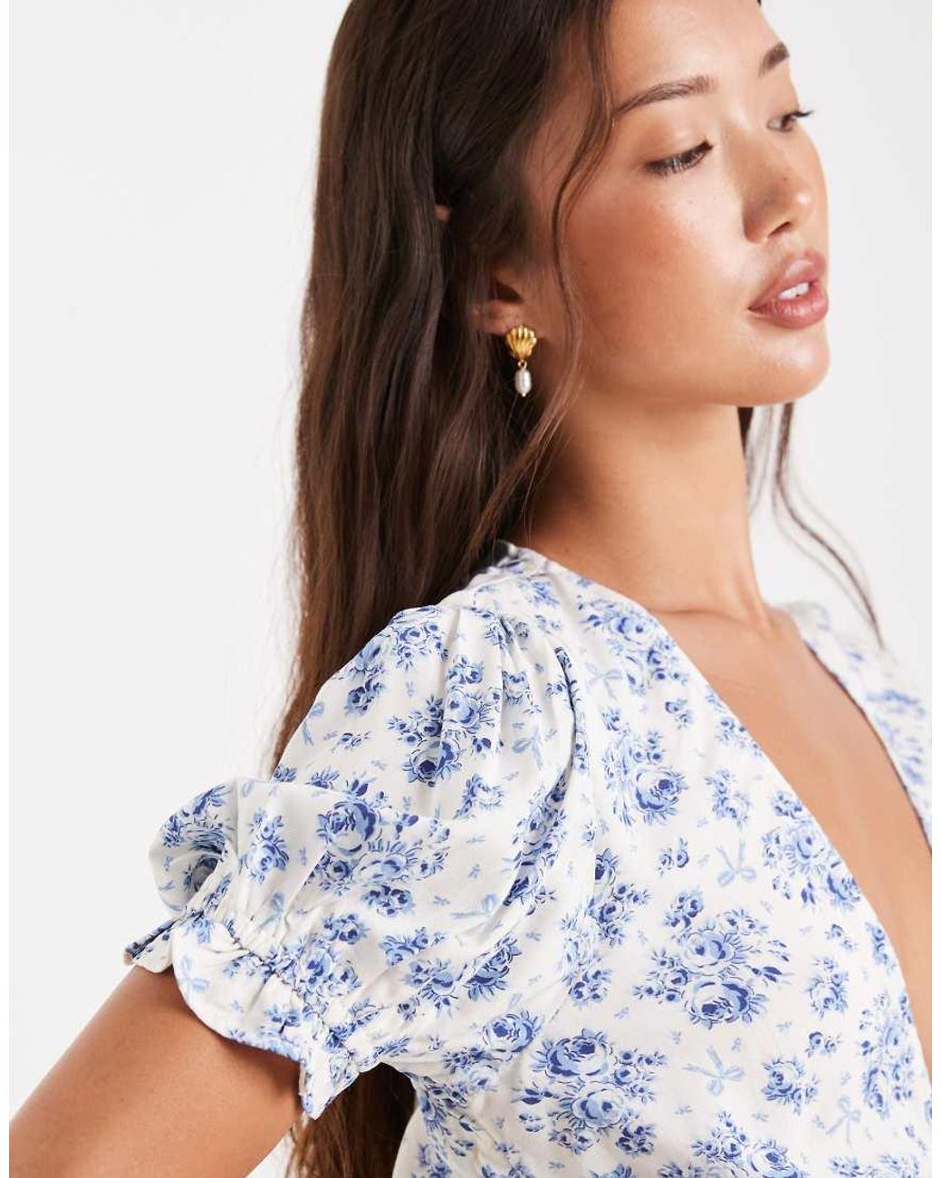 Miss Selfridge White Mini Spun Day Dress