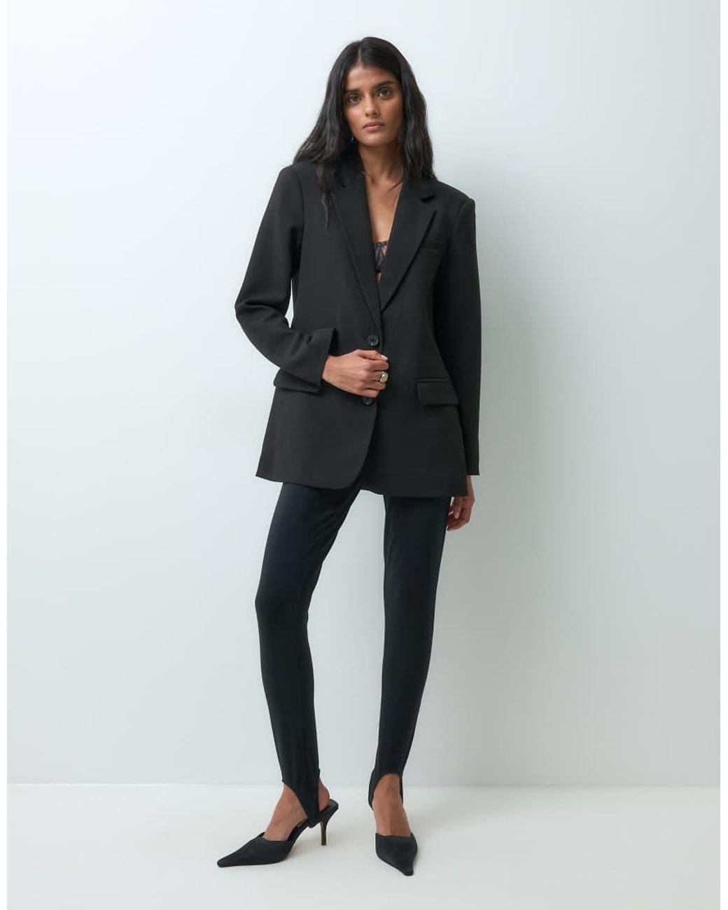 Jdy Black Tailored Blazer Set