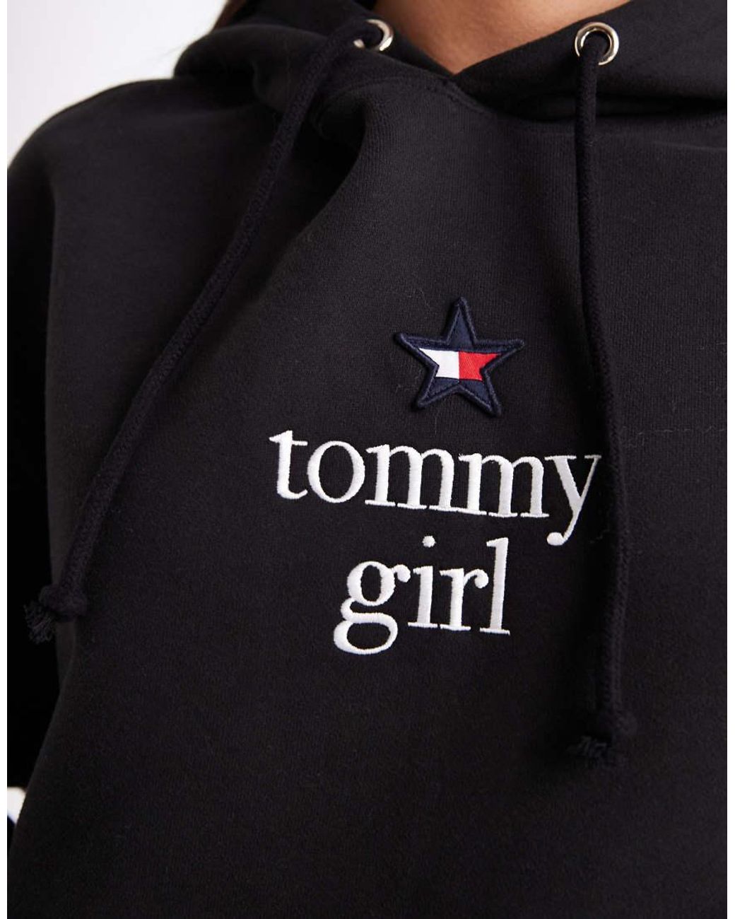 Tommy Hilfiger Blue Tommy Girl Star Logo Hoodie