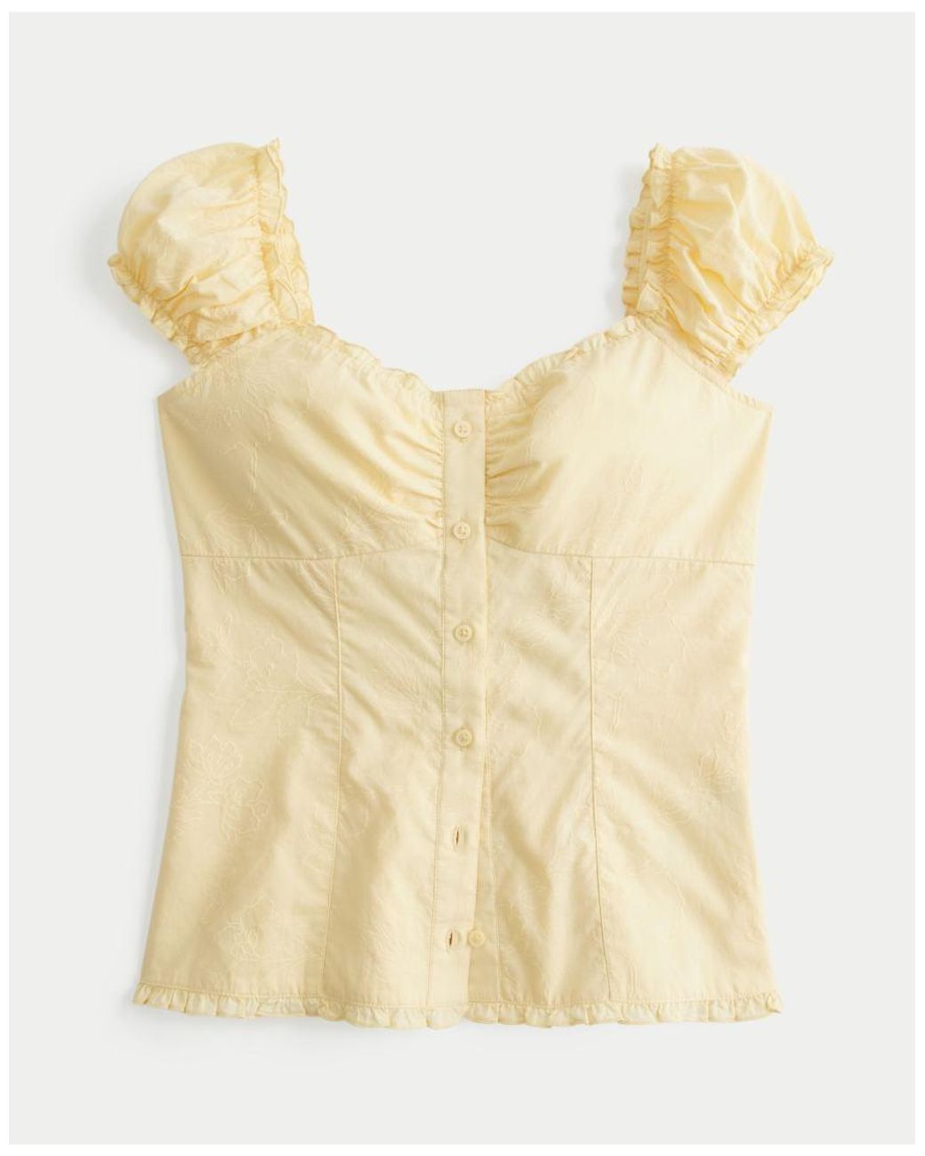 Hollister Yellow Talia Top