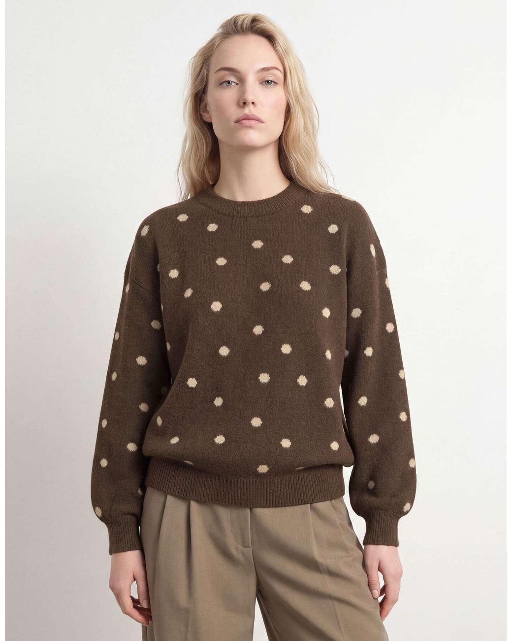 HYPEDROP Brown Strick