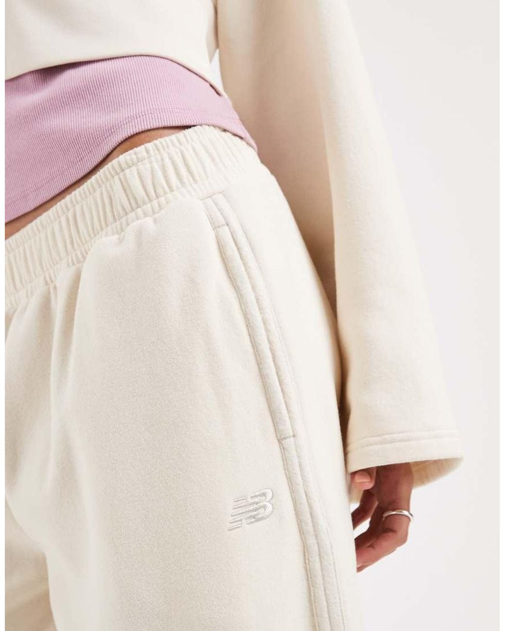 New Balance Natural Brushed Coastal Fleece Pant