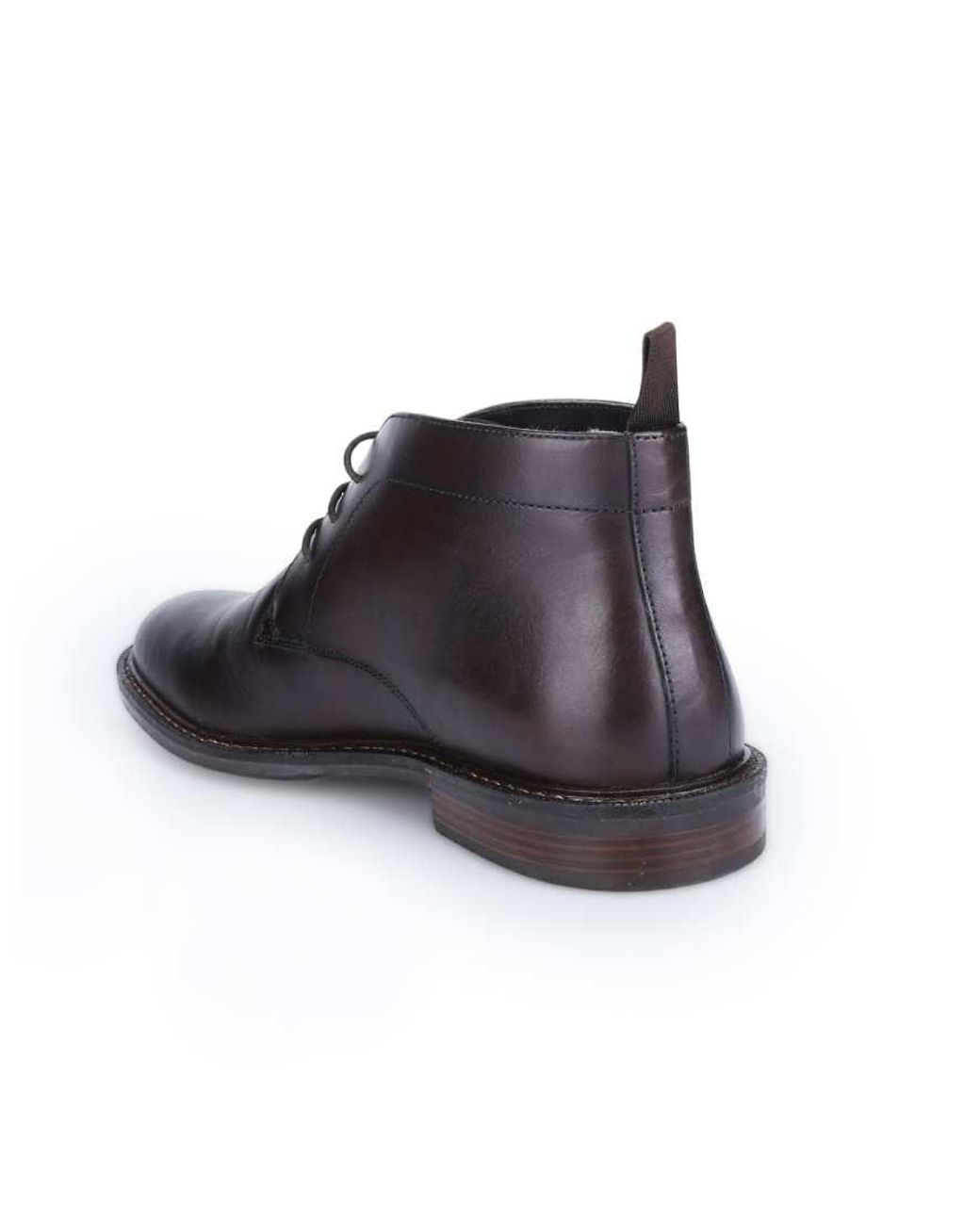 Thomas Crick Black 'Hutchins' Leather Chukka Ankle Lace-Up Boots for men