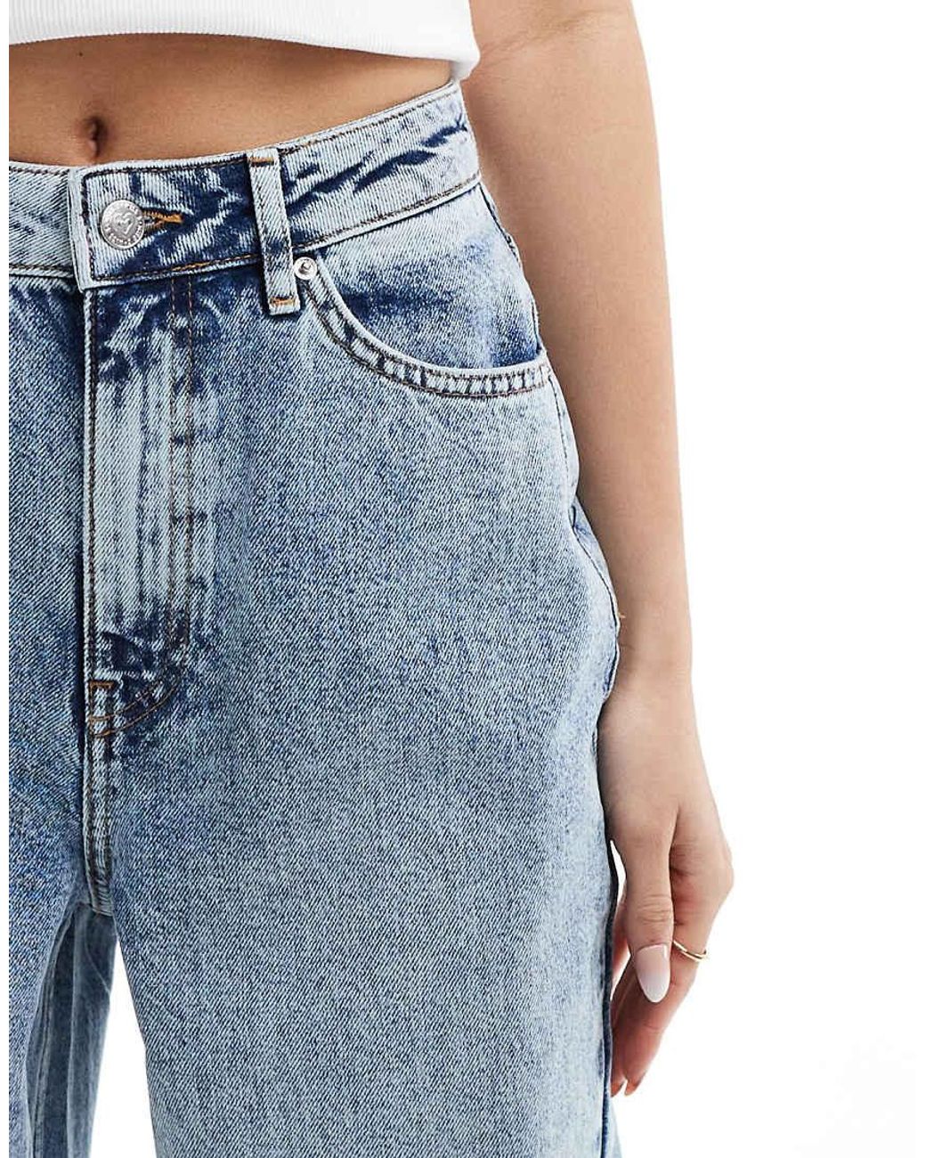 Dames Wide leg jeans met strikkoord | MS Mode