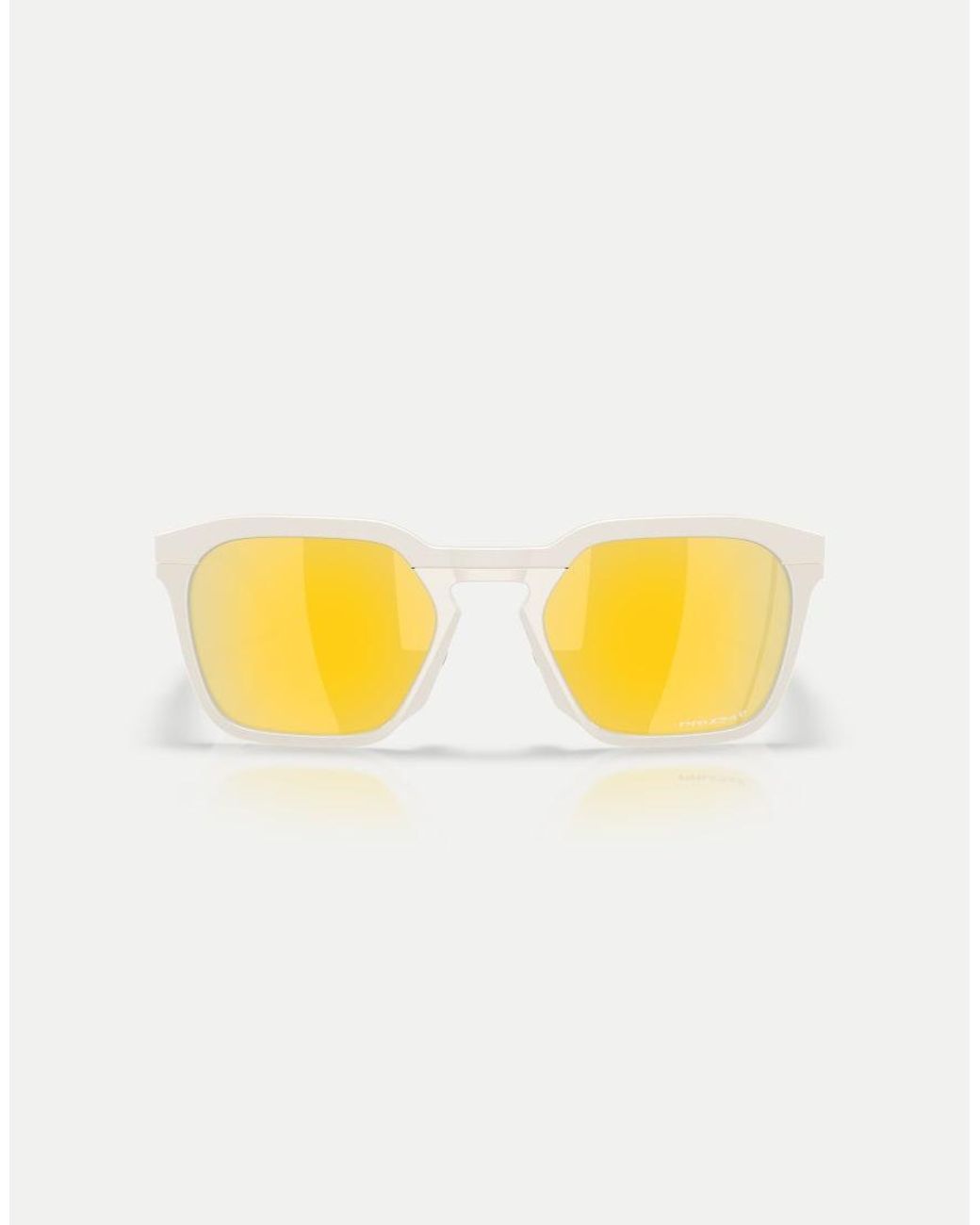 Oakley Metallic Hstn Sq Square Polarised Sunglasses With Mirrored Lens