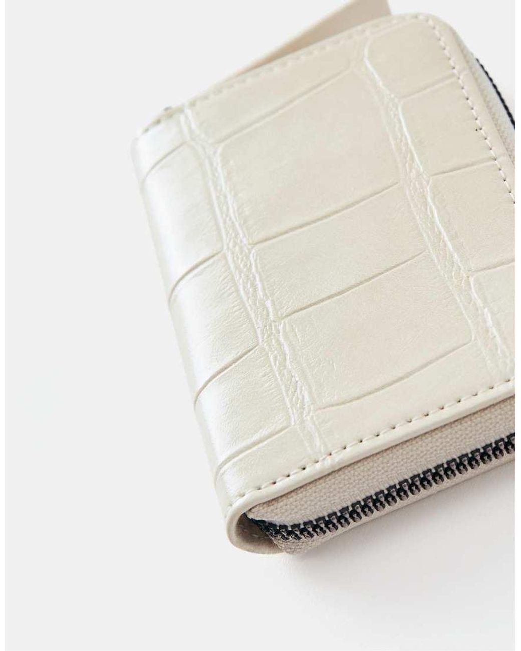 Pull&Bear Natural Textured Wallet