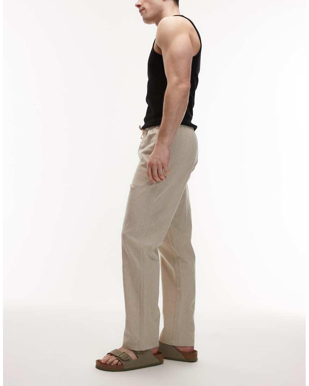 Rhythm Natural Linen Trouser for men
