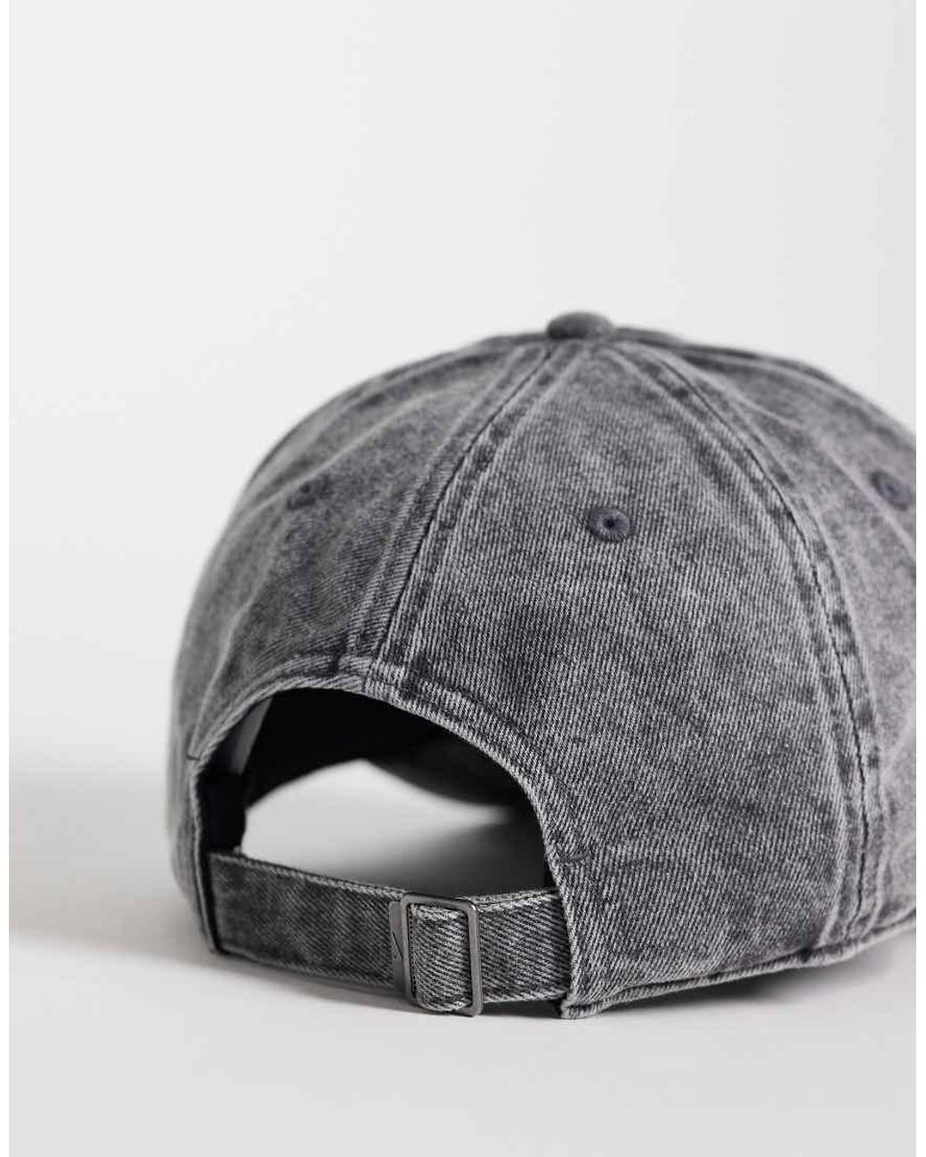 Nike Gray Club Denim Patch Cap for men