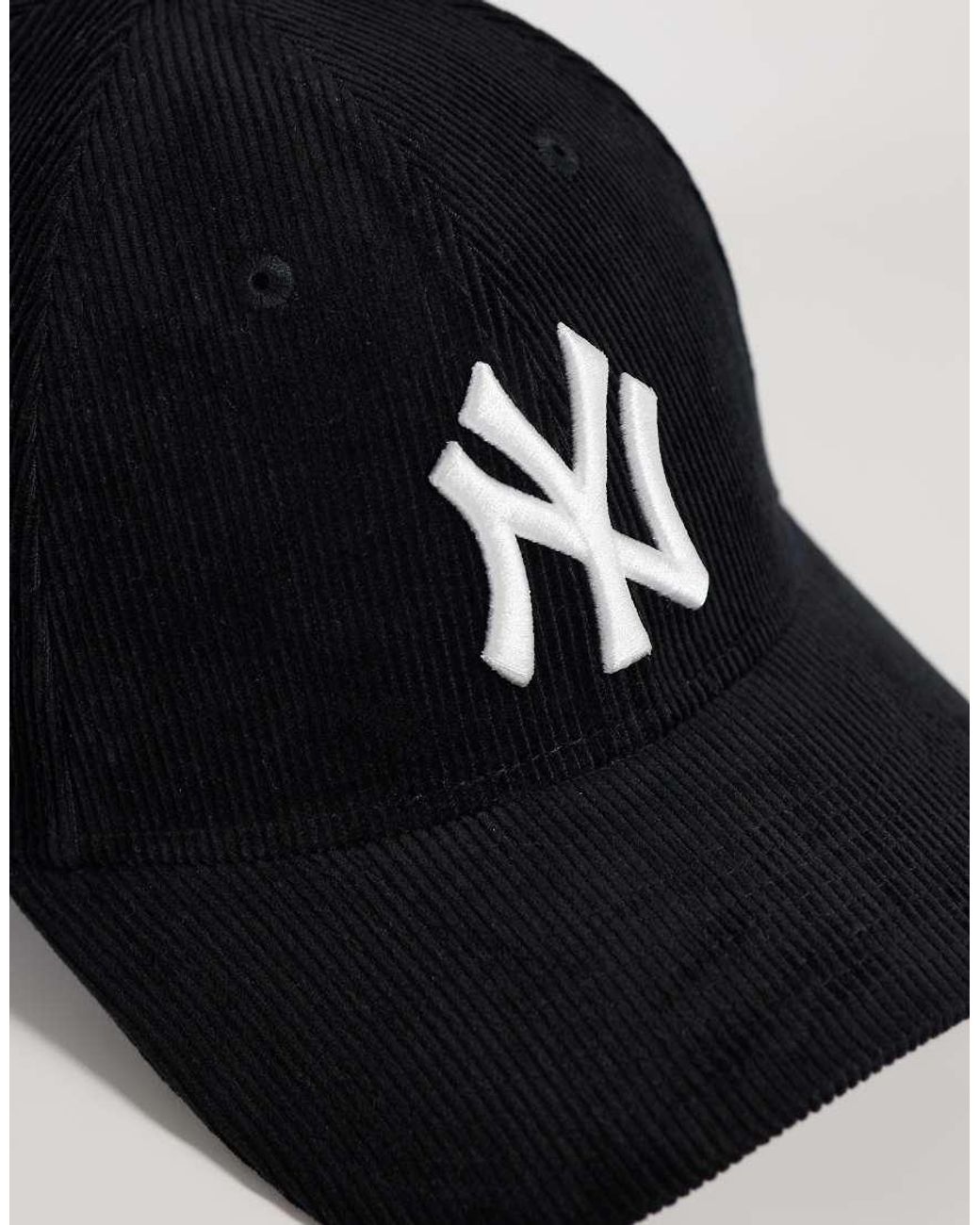 KTZ Ny Yankees 9Forty Cord Cap in Black | Lyst UK