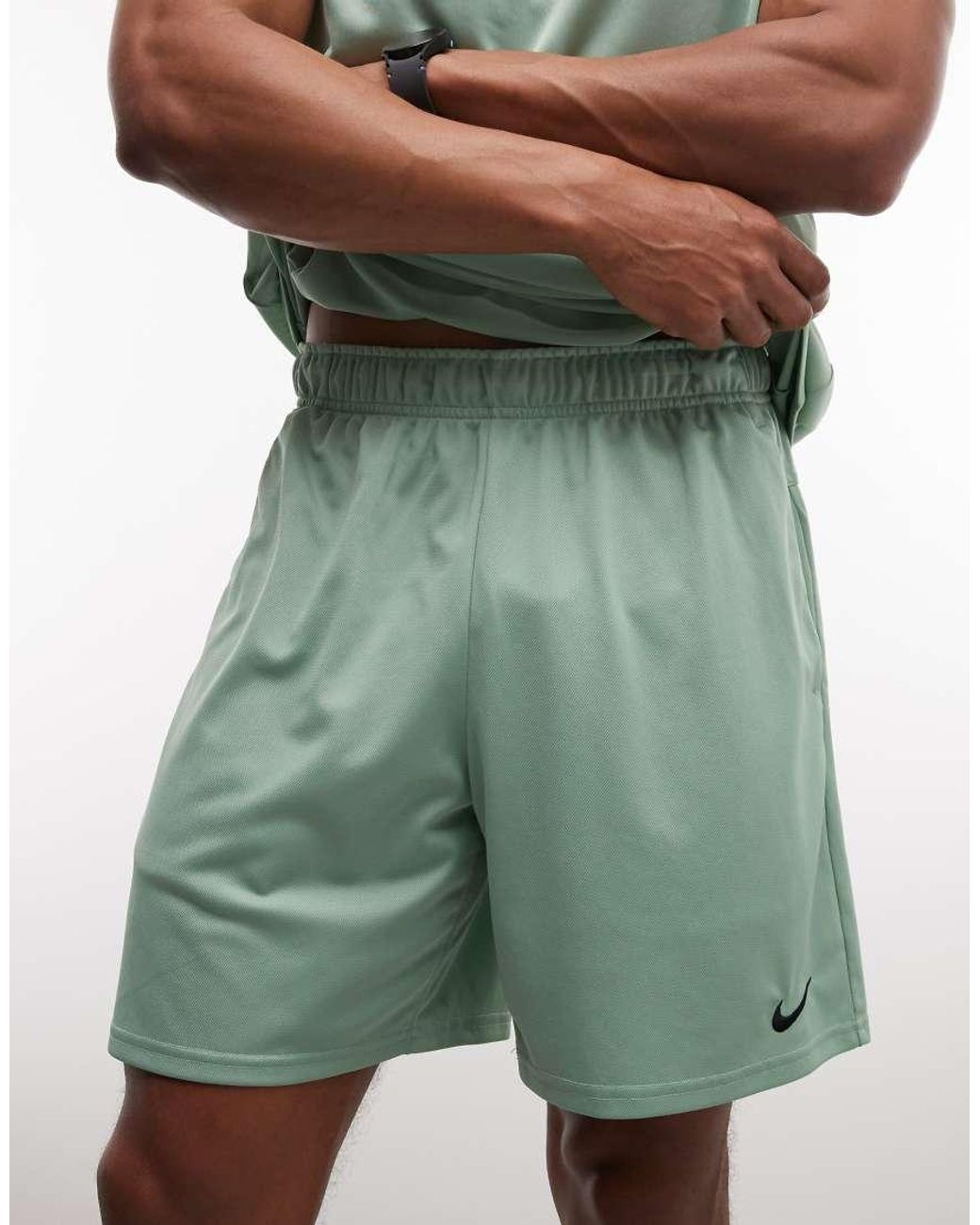 Nike Green Dri-Fit Flex 7 Inch Shorts for men