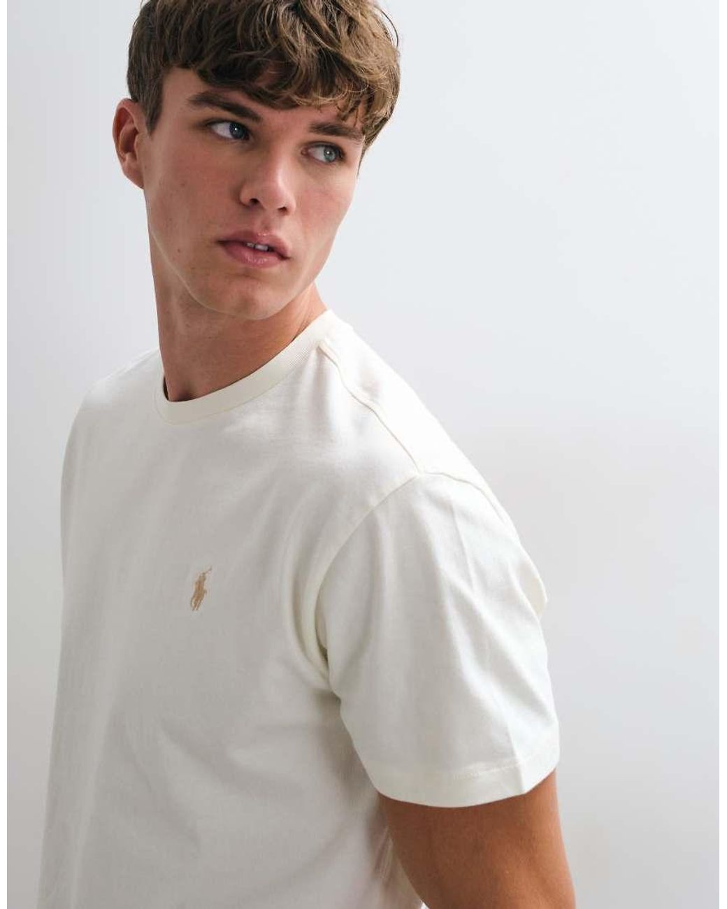 Polo Ralph Lauren White Icon Logo Classic Fit T-shirt for men