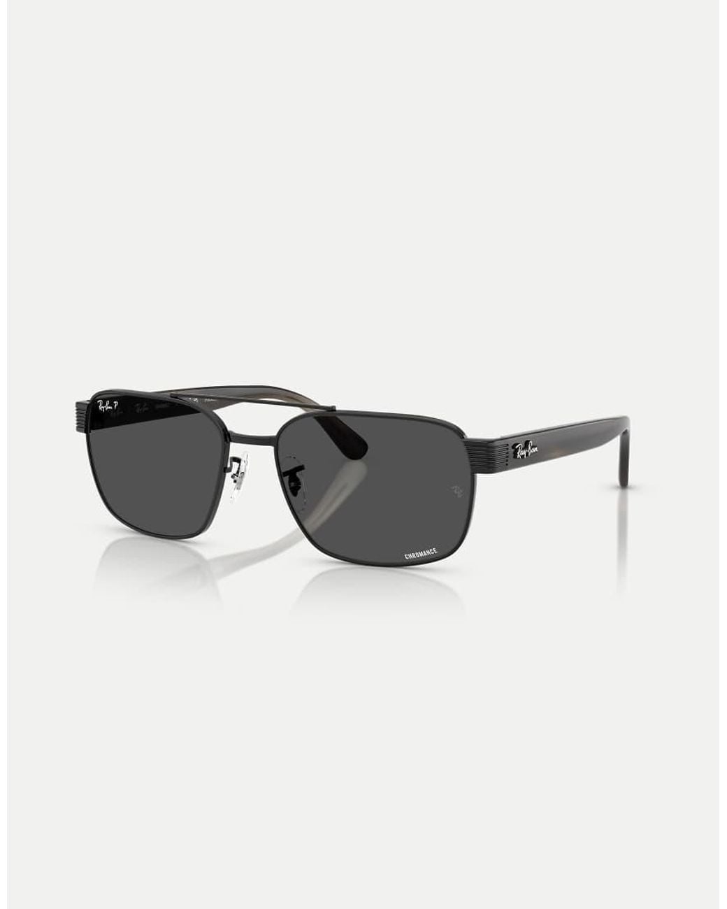 Ray-Ban Black Rb3751 Polarized+ Lenses Square Polarised Sunglasses With Lens