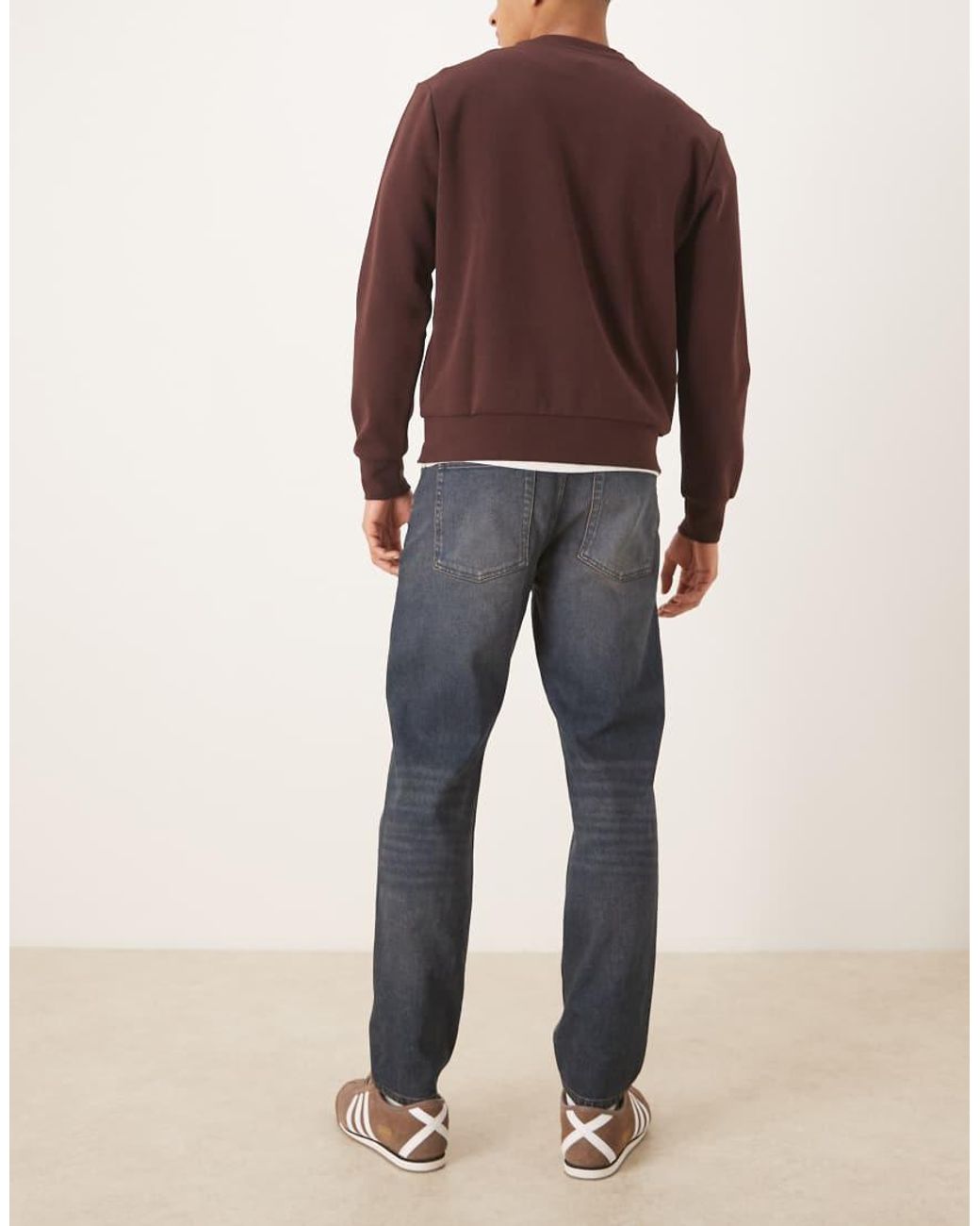 ASOS Natural Tapered Jeans for men