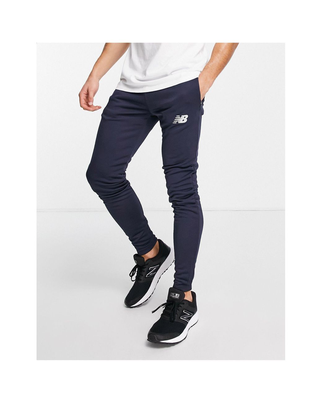 New Balance – football – schmal geschnittene jogginghose aus strick in  Schwarz für Herren | Lyst AT