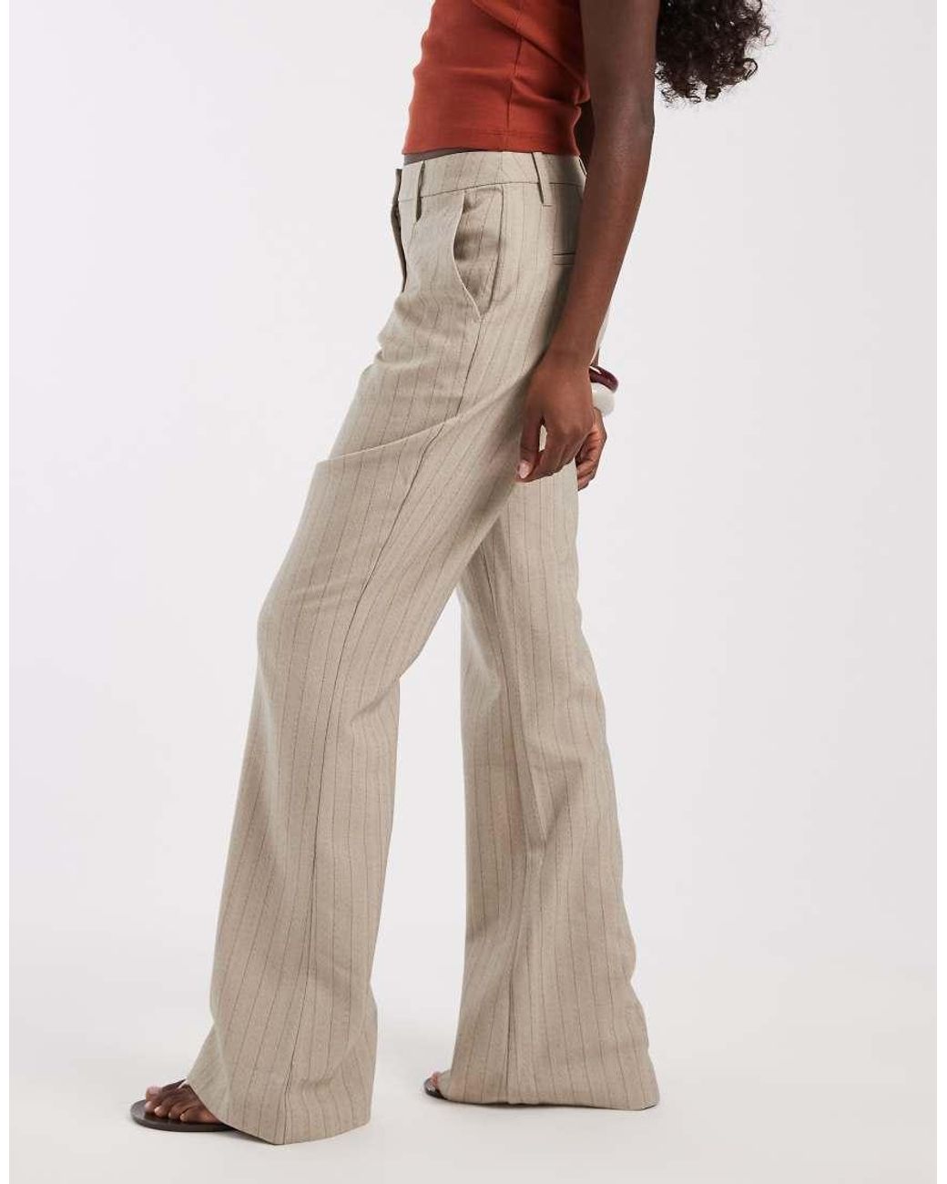 ASOS Natural Tailored Snatch Flare