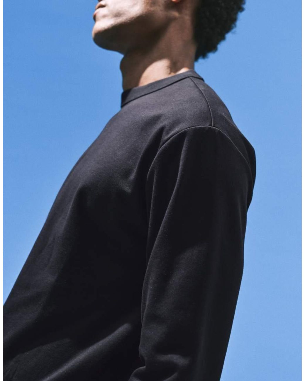ASOS Blue Breathemax Heavyweight Relaxed Long Sleeve T-Shirt for men