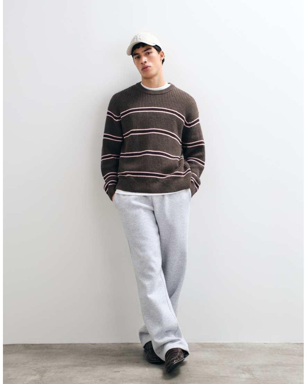 Abercrombie & Fitch Black Cotton Crew Neck Jumper for men