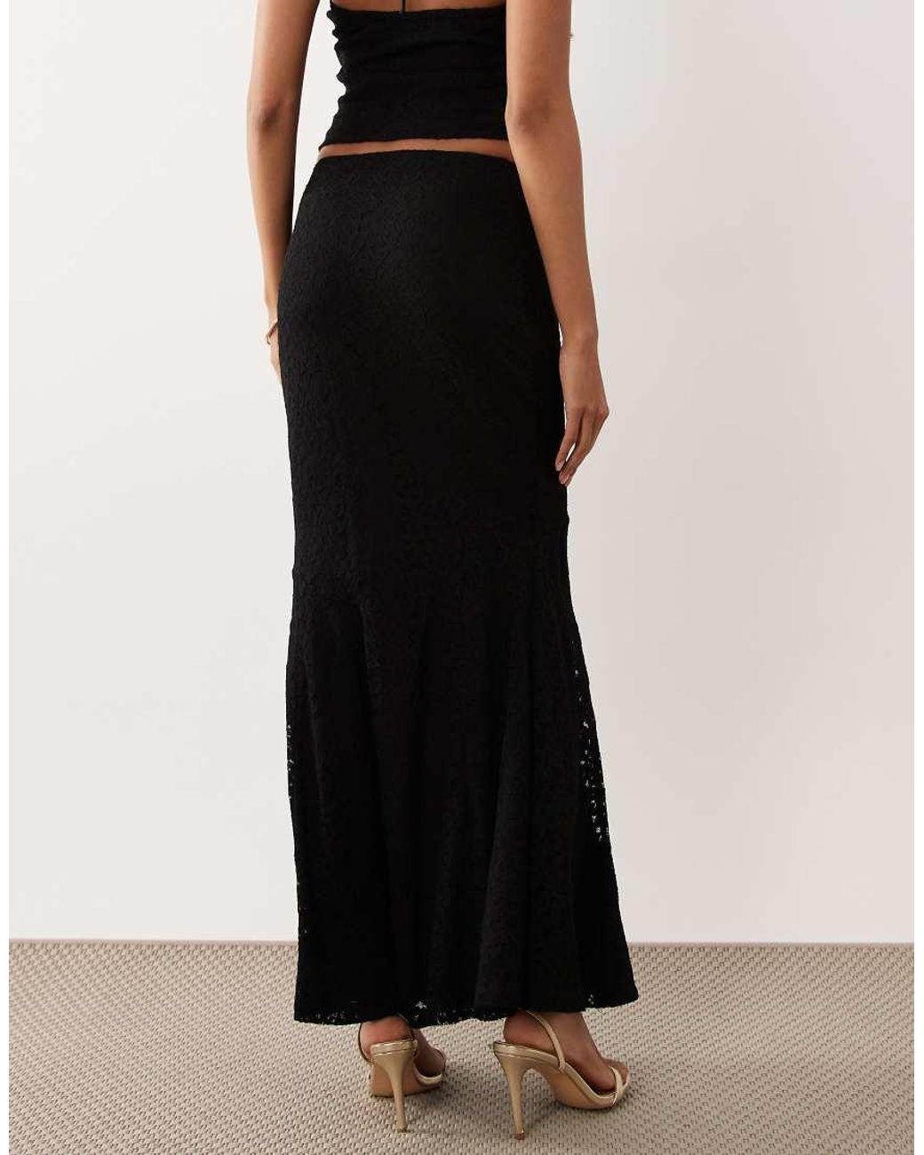 Gonna Lunga di ASOS in Black