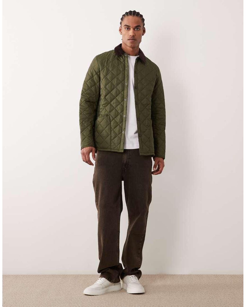 Barbour Green Heritage Liddesdale Quilted Jacket for men