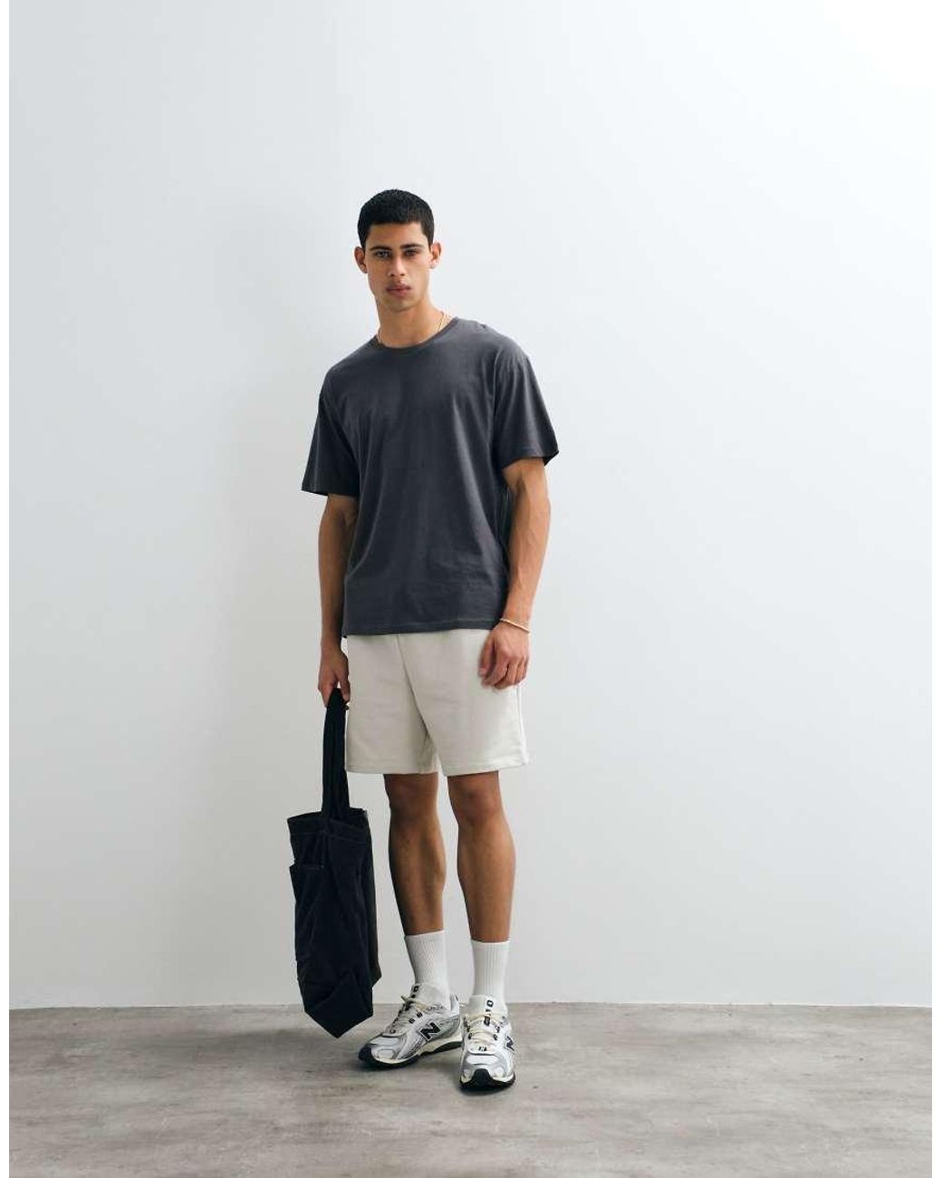 Gap White Tie Waist Shorts Co-Ord for men