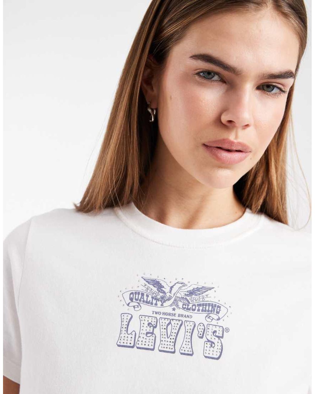 Levi's White Favourite Graphic Print T-Shirt