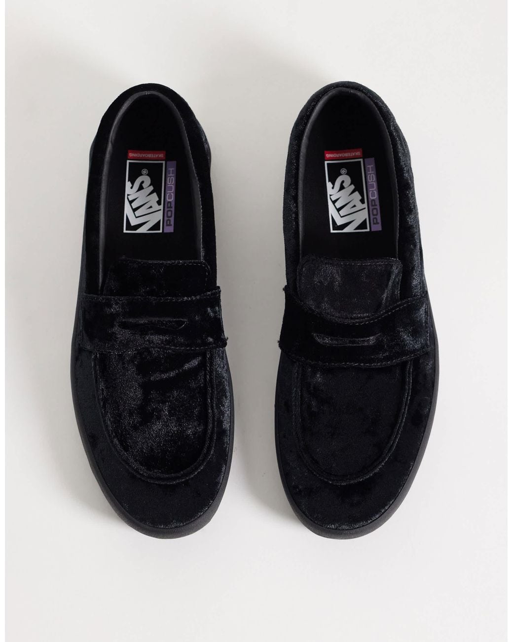 Vans Skate samt-loafer in Black für Herren