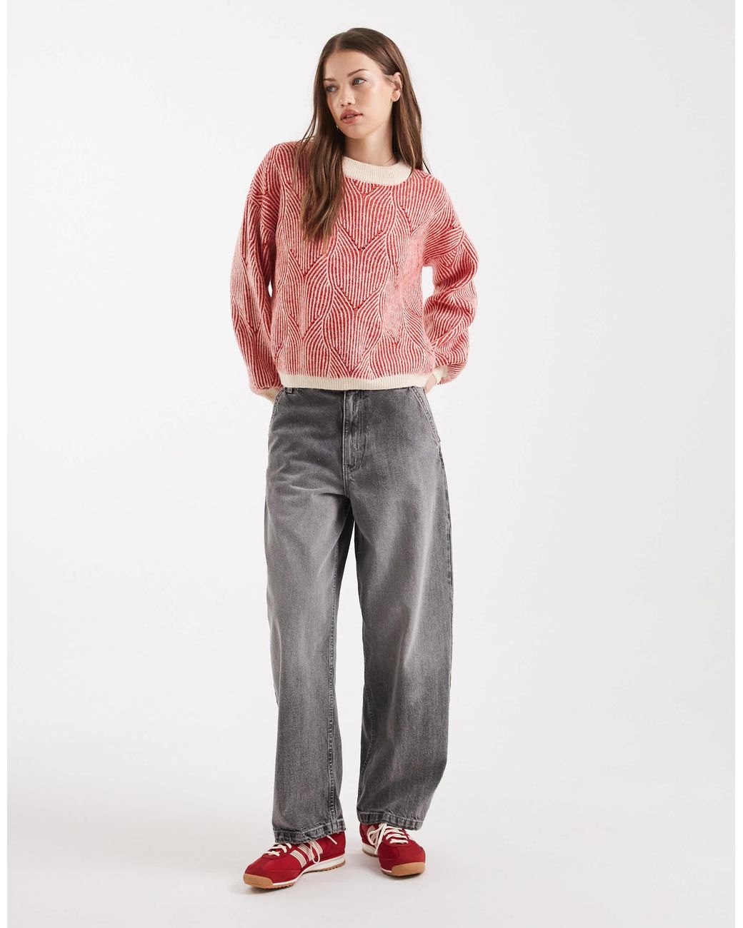 Pieces Red – strickpullover