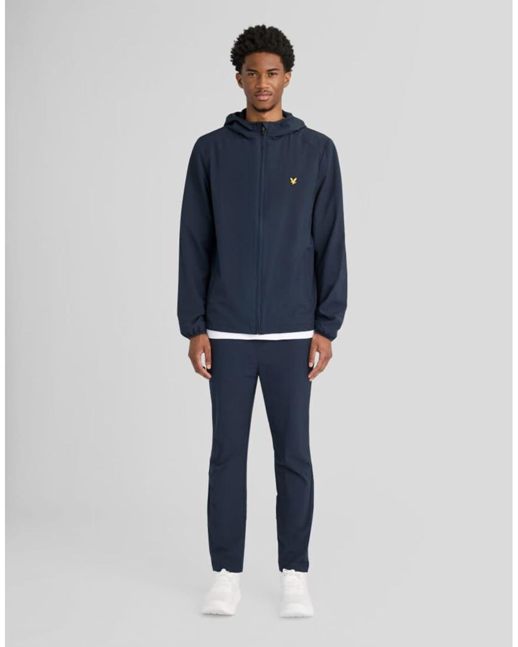 Lyle & Scott Blue Sports Windbreaker Jacket for men