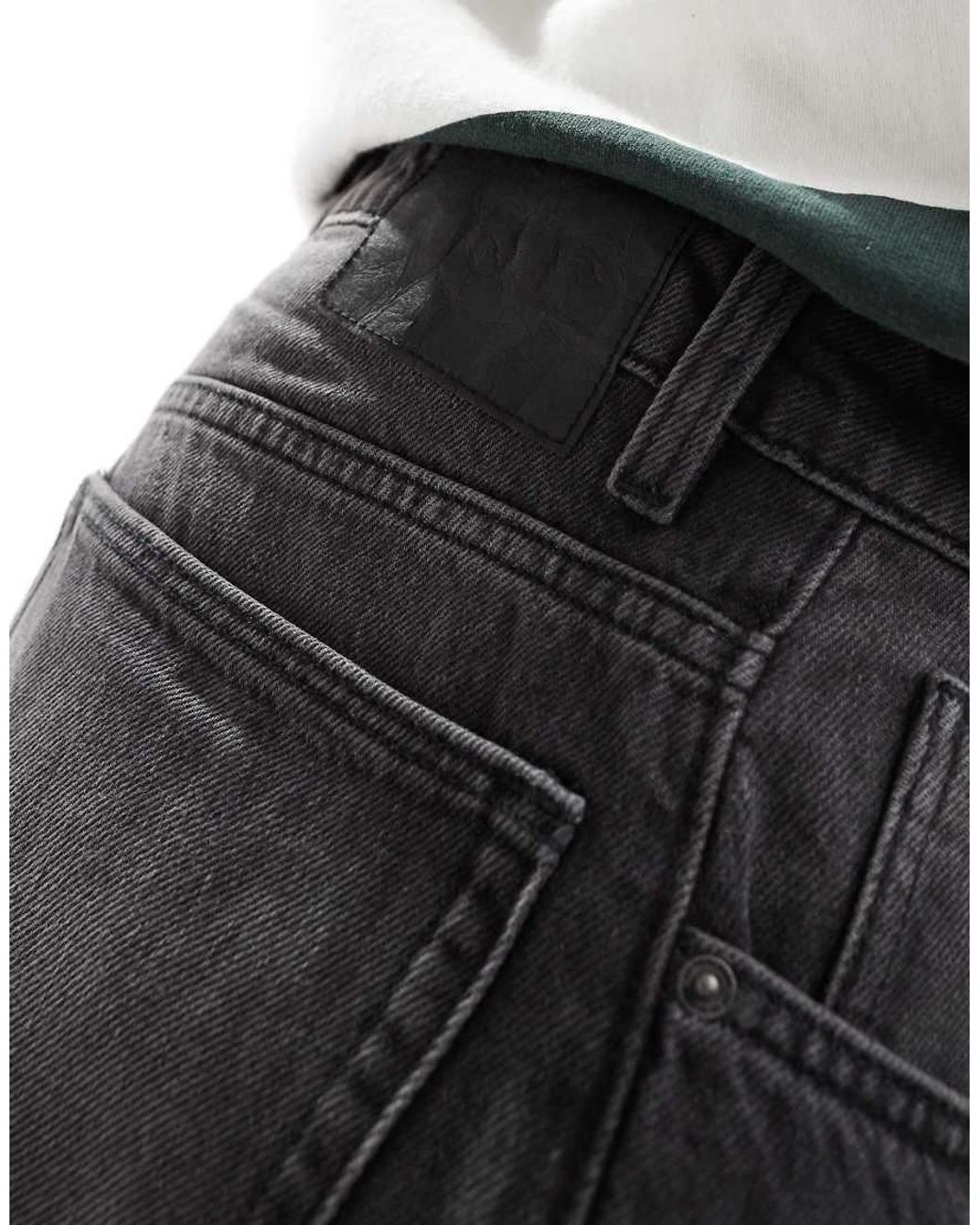 Cotton On Black Cotton:on Super baggy Jort for men