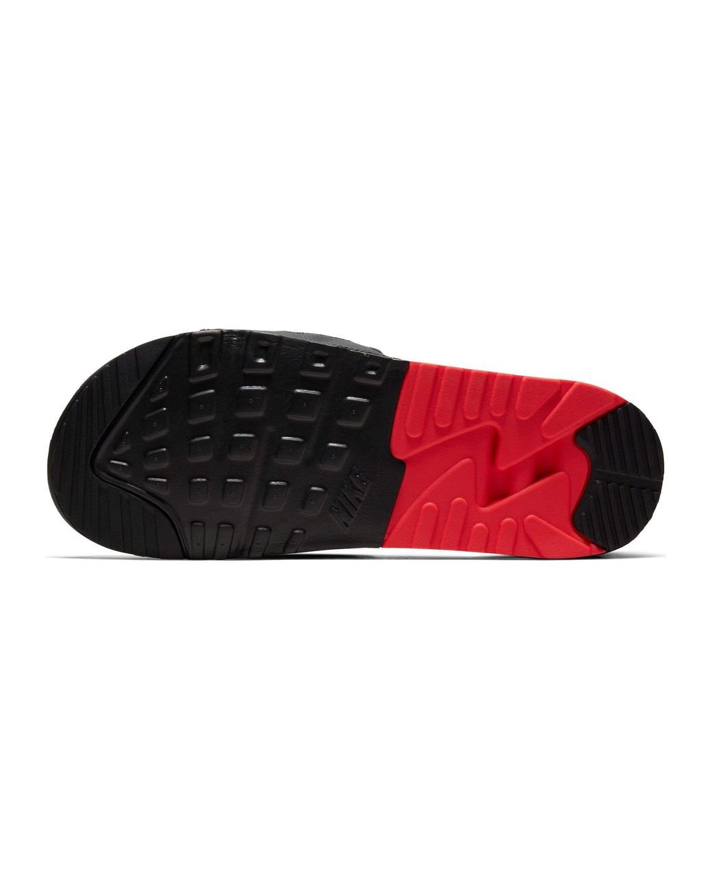Chanclas rojas air max 90 Nike de Cuero de color Rojo para hombre | Lyst