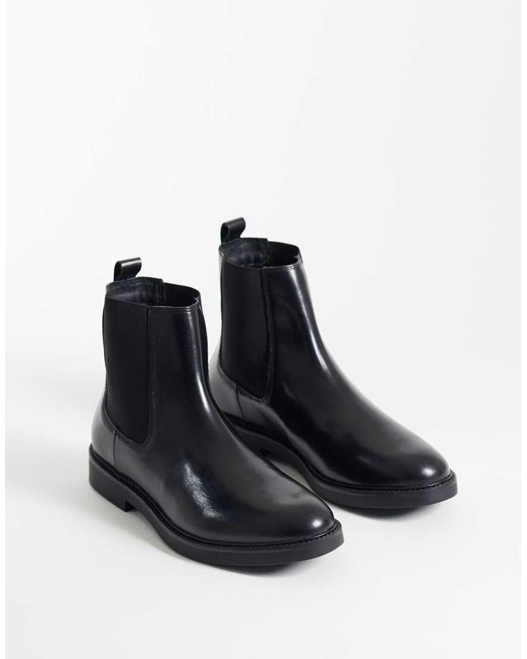 ASOS Black Chelsea Boots for men