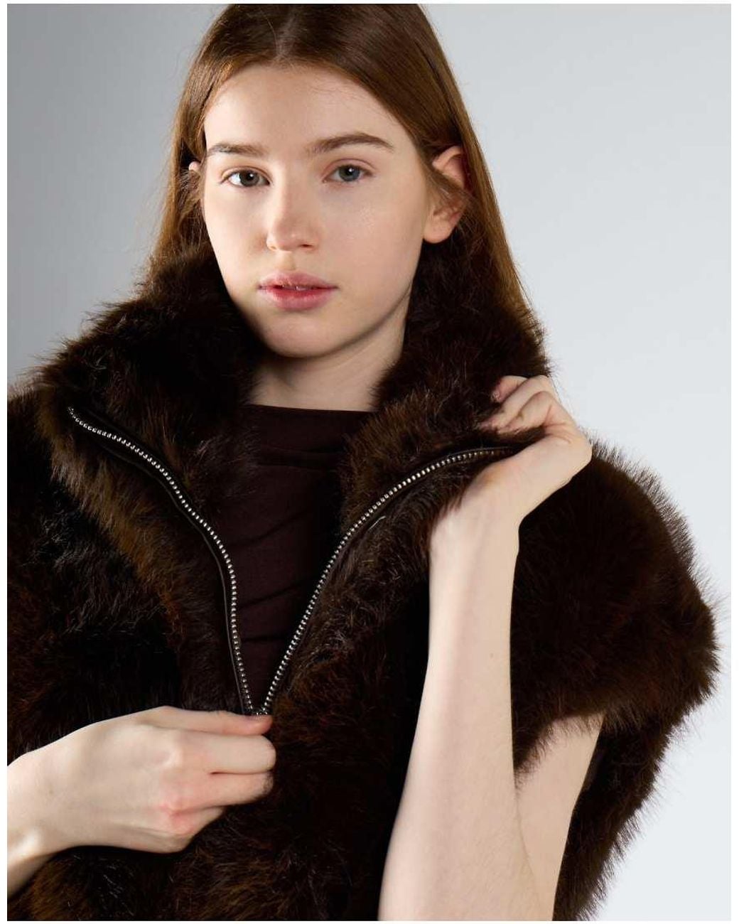 Glamorous Black Luxe Faux Fur Gilet