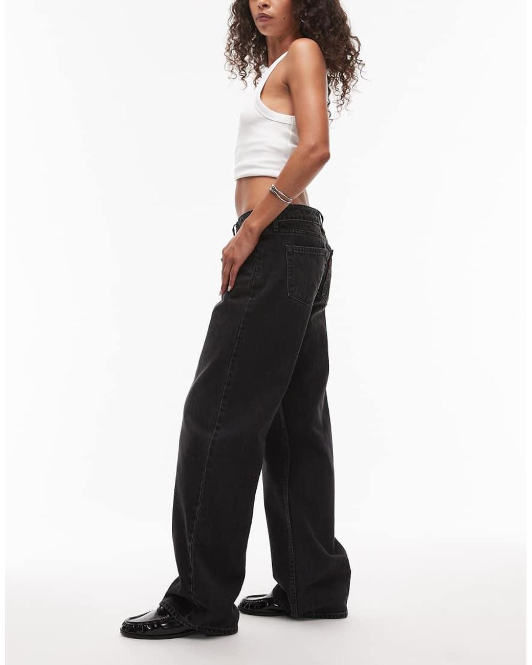 Levi's Black Low Loose Jeans
