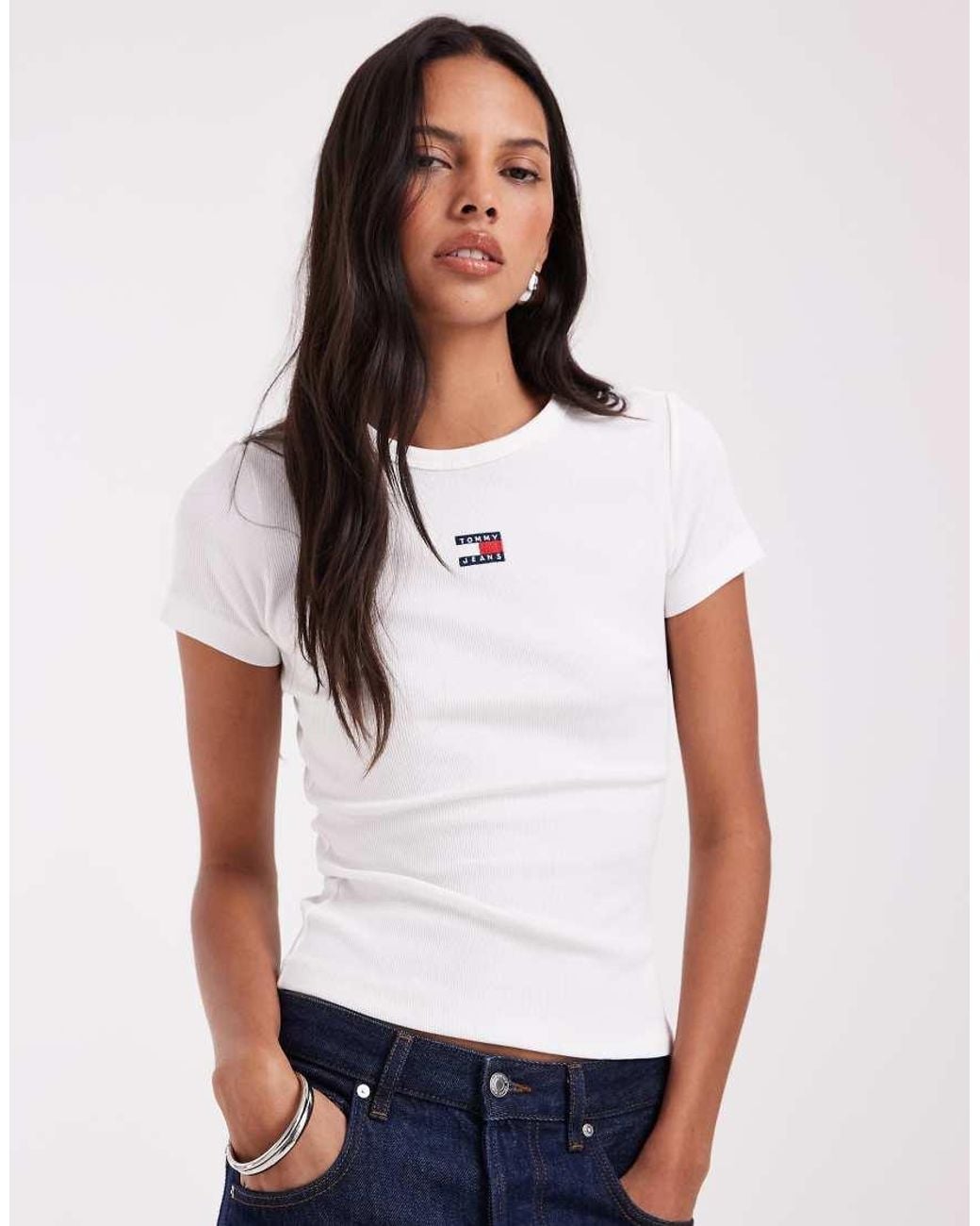 Tommy Hilfiger Brown Slim Badge T-shirt