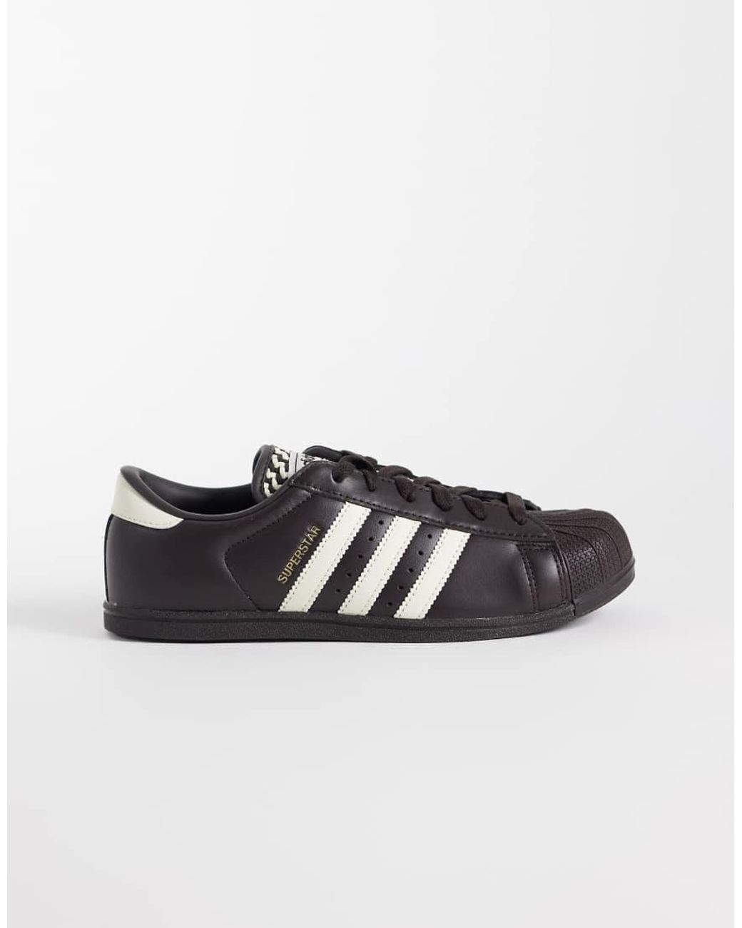 Adidas Originals Brown Superstar Lo Pro Trainers