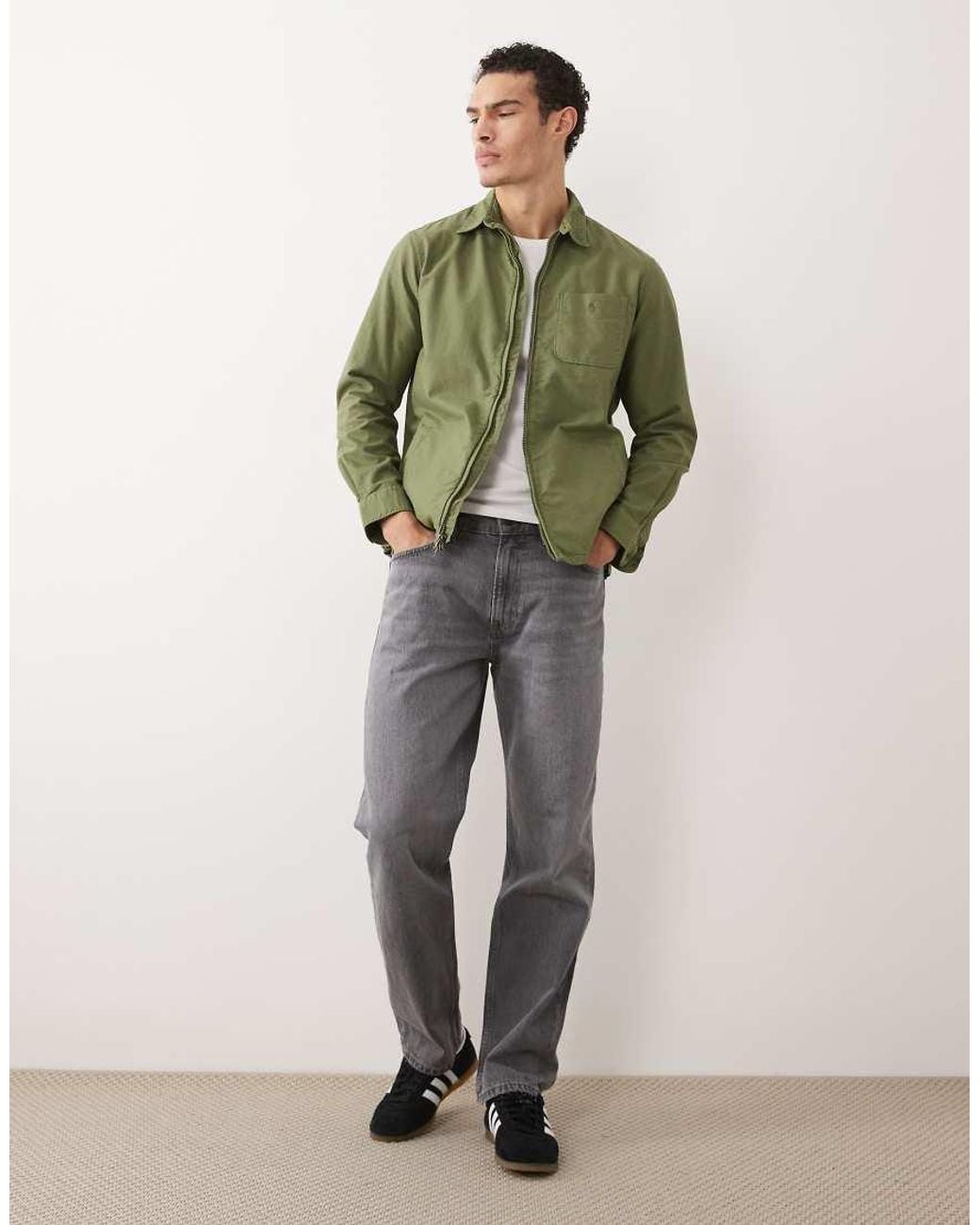 Polo Ralph Lauren Green Sport Capsule Long Sleeve Zip Up Shirt for men
