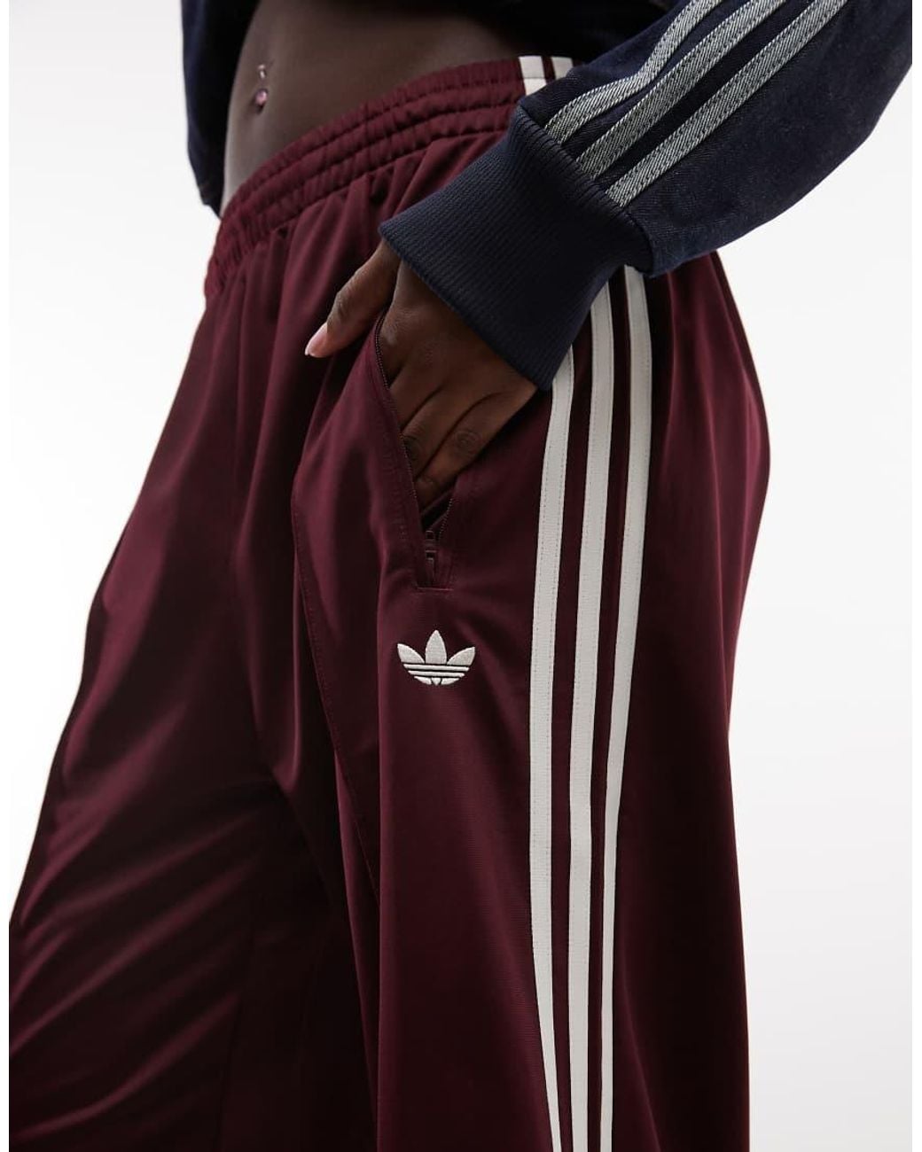 Adidas Originals Red Firebird Loose Track Pants
