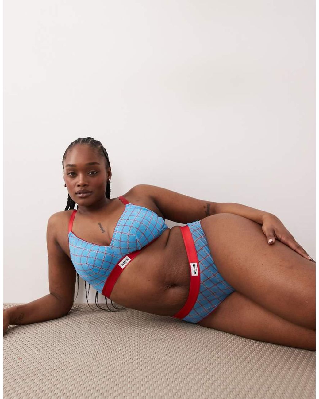 Lemonade Dolls Brown Stretch Mesh High Waisted Briefs