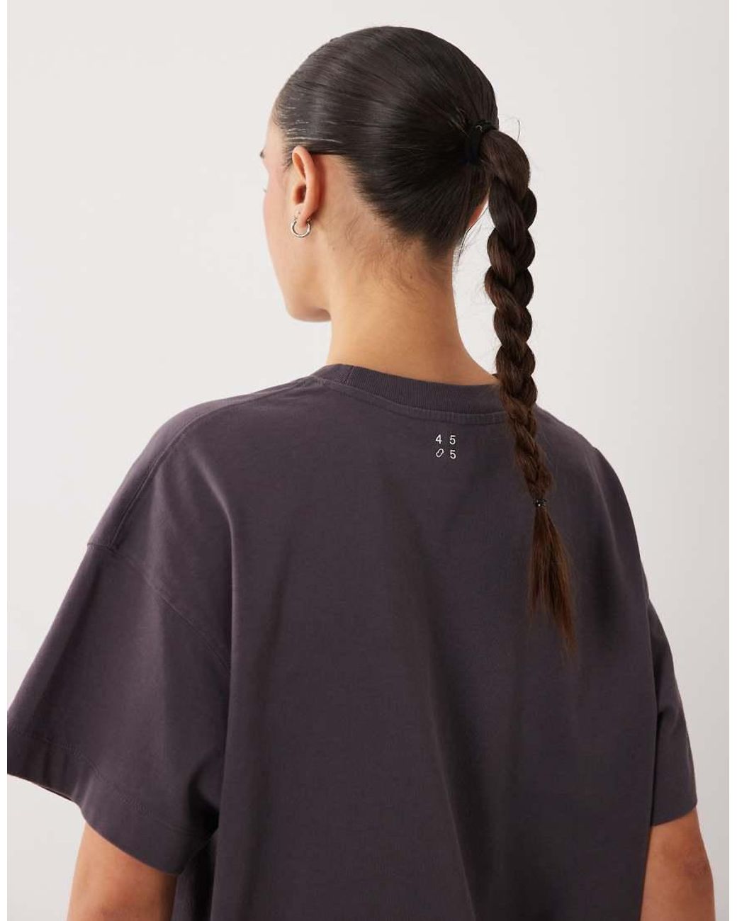 4505 Blue Icon Heavyweight Cotton Oversized T-shirt With Quick Dry Finish