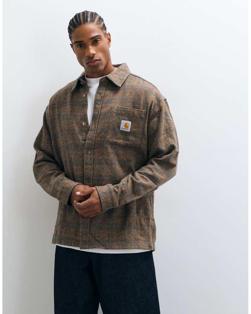 Carhartt Brown Bagley Shirt for men