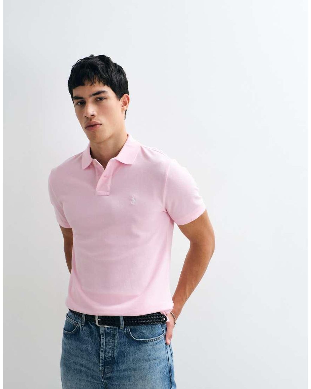 Polo Ralph Lauren Blue Slim Custom Knit Short Sleeve for men