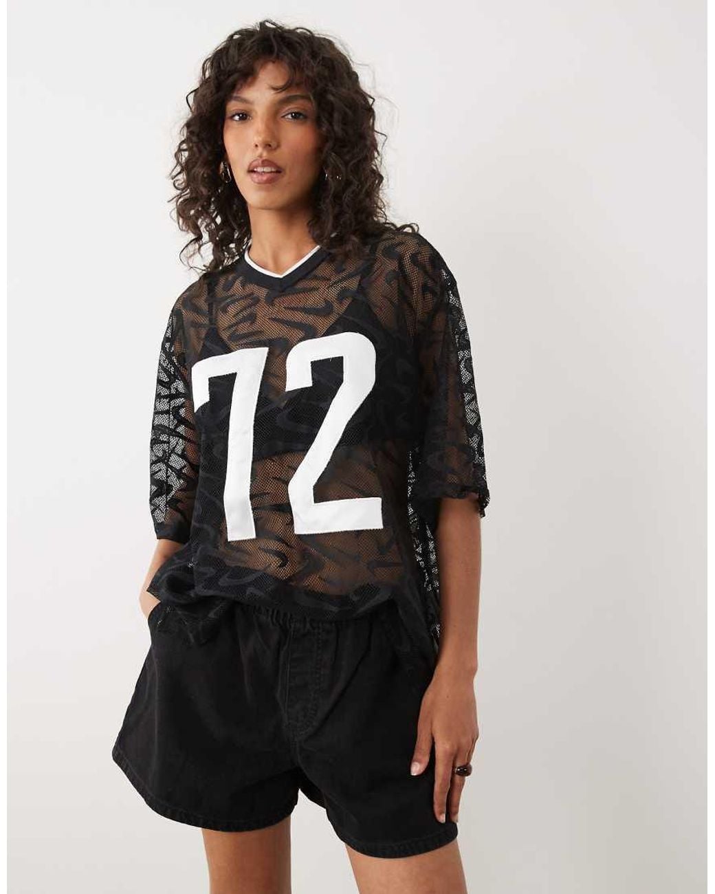 Nike Black Chill Woven Lace Jersey