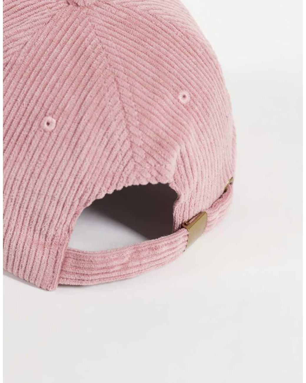 Wrangler Pink Corduroy Cap for men