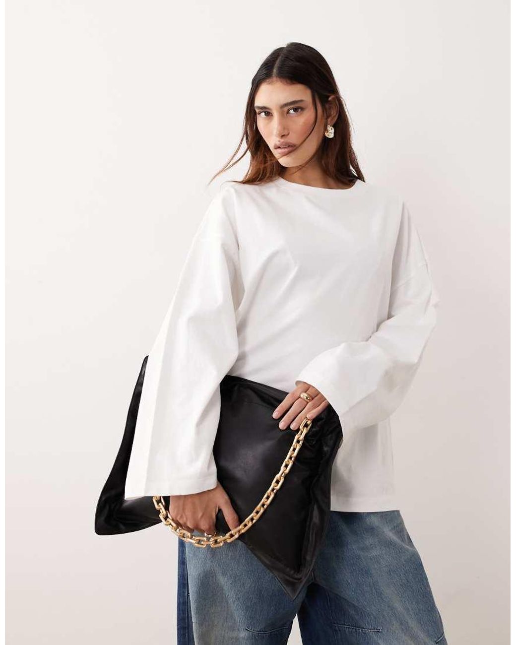 ARRANGE Black Pillow Leather Bag