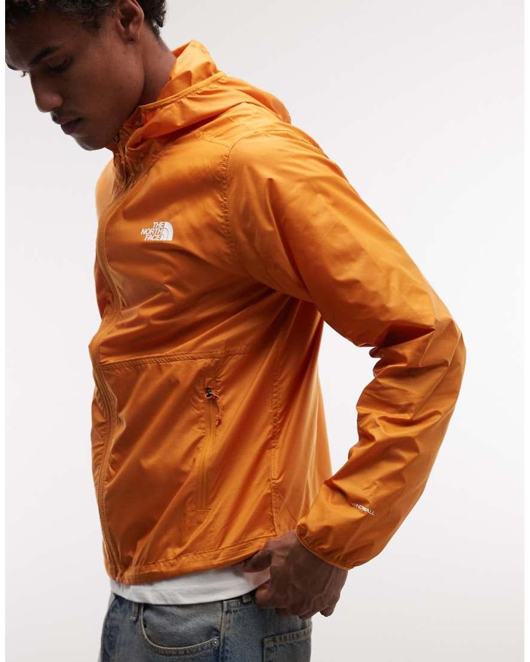 The North Face Orange Cyclone Wind Jacket for men