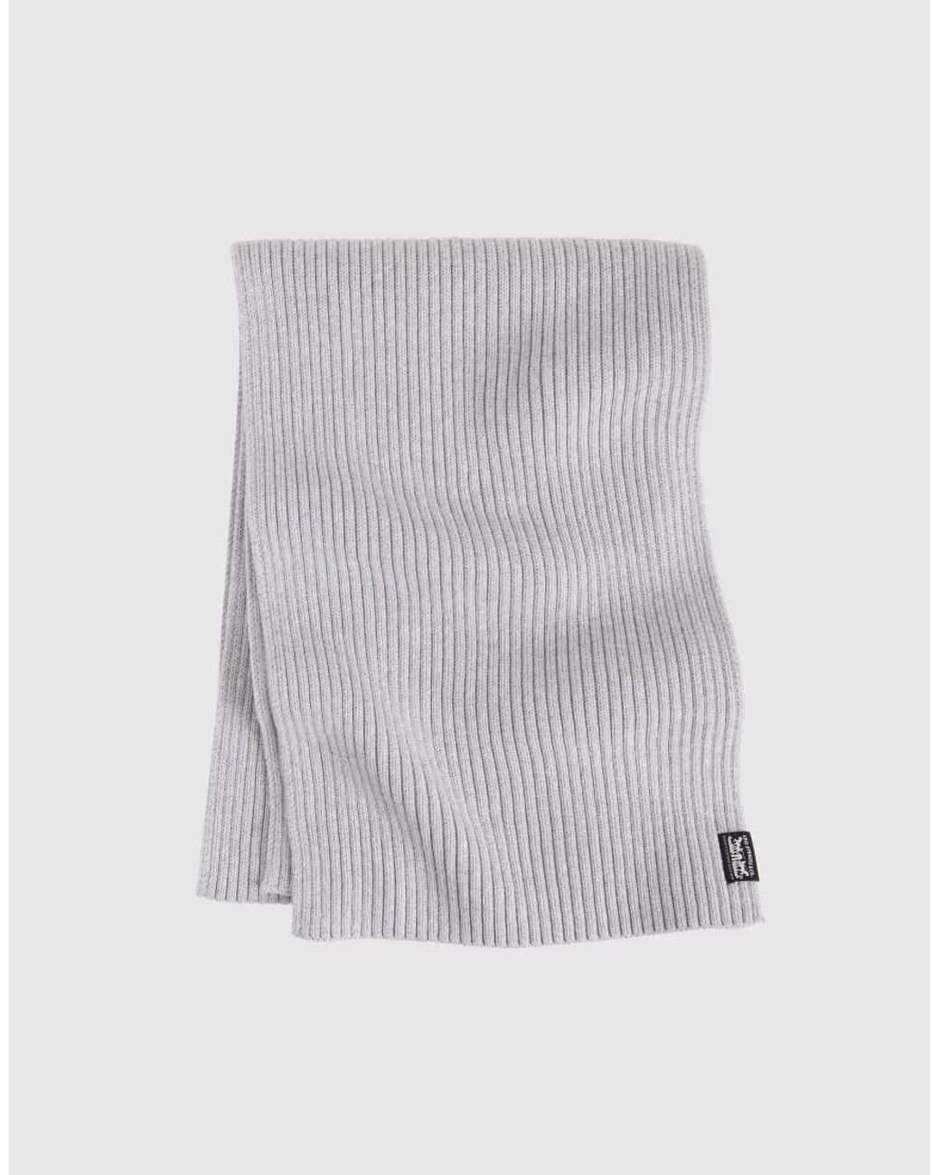 Levi's Gray Sunset Scarf for men